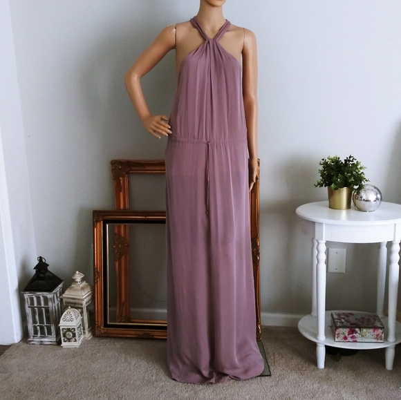 Rory Beca Maid by Yifat Gown in blush pink maxi - Picture 3 of 12